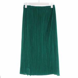 PLEATS PLEASE ISSEY MIYAKE タイトスカート 3 緑