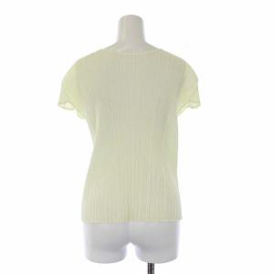 PLEATS PLEASE ISSEY MIYAKE イッセイミヤケ GIMMICK SHIRT TOP カットソー 半袖 プリーツ 3 アイボリー