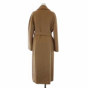 Max Mara 白タグ チェスターコート ロング ダブル キャメル100％ ベルト付き 38 ベージュ