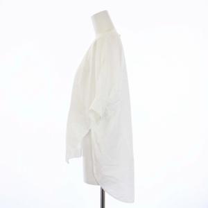 ANAYI 21SS プルオーバー ブラウス シャツ 七分丈 ドルマンスリーブ 36 S 白 ホワイト