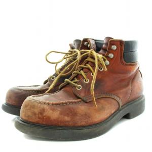 RED WING スーパーソール6 モックトゥ SUPER SOLE 6 MOC-TOE ショートブーツ レザー 羽タグ 8D 26.0cm