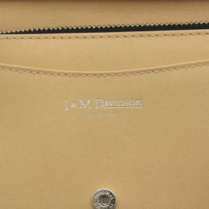 J&M DAVIDSON 長財布 小銭入れ 二つ折り スタッズ レザー 黒 ブラック