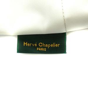 Hervé Chapelier 舟型トートM トートバッグ ハンドバッグ ナイロン ベージュ 白 ホワイト 1027N