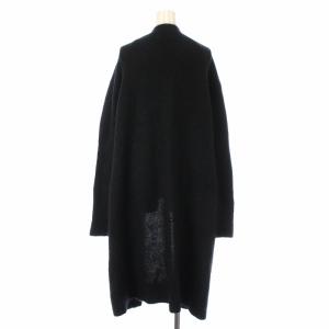 Acne Studios カーディガン ロング ニット 長袖 モヘヤ混 ウール混 XS 黒 ブラック