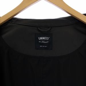 EMMETI ライダースジャケット ラムレザー シングル  革ジャン  54 黒