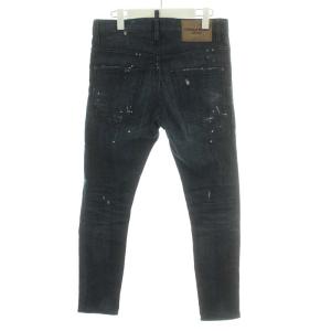 DSQUARED2 S74LA0904 16SS Skater jean デニムパンツ ダメージ加工 44 紺