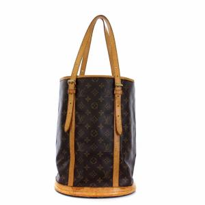LOUIS VUITTON M42236 バケットGM モノグラム トートバッグ 茶