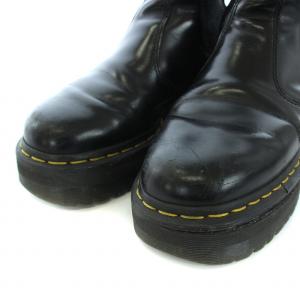 Dr.Martens YS チェルシーブーツ サイドゴア ショート レザー UK5 24cm 黒 ブラック 2976