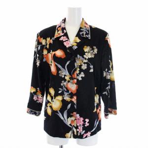 LEONARD FASHION セットアップ テーラードジャケット スカート 花柄 LL マルチカラー