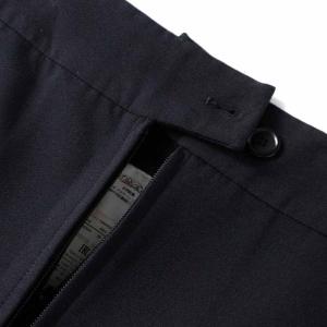 EMPORIO ARMANI ワイドパンツ ロング ジップアップ 38 XS 黒 ブラック