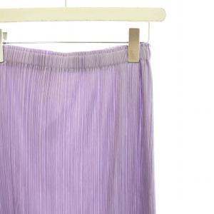 ISSEY MIYAKE プリーツスカート フレアスカート フリル ロング マキシ 2 M ラベンダー