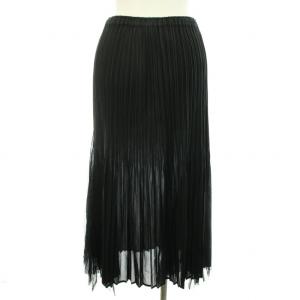 PLEATS PLEASE ISSEY MIYAKE プリーツスカート サイドチュール シアー 1 黒