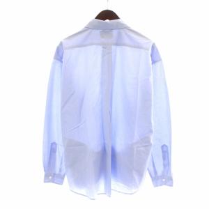 YAECA 20SS COMFORT SHIRT - EXTRA WIDE シャツ カジュアルシャツ 長袖 絹 シルク M サックスブルー