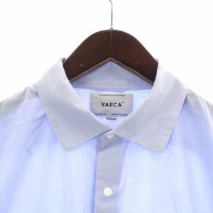 YAECA 20SS COMFORT SHIRT - EXTRA WIDE シャツ カジュアルシャツ 長袖 絹 シルク M サックスブルー