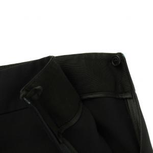 GIORGIO ARMANI 2012年製 ワイドパンツ テーパードパンツ 絹 シルク 40 M 黒 ブラック