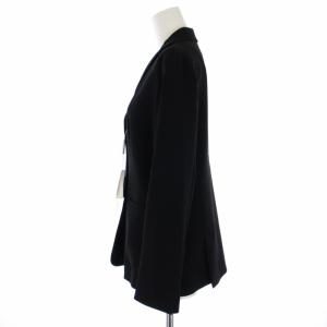 Max Mara 白タグ テーラードジャケット 総裏地 シングル 3B 38 S 黒 ブラック