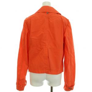 DIESEL ショートトレンチコート アウター コットン M オレンジ