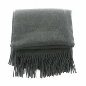 Ron Herman ASAUCE MELER キャメルニット マフラー ストール フリンジ 緑 グリーン