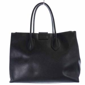 FURLA トートバッグ ハンドバッグ レザー 黒 ブラック