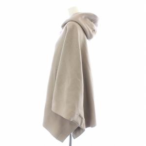 ANAYI 21AW ポンチョ コート ショート ウール フード ジップアップ 36 S ピンク