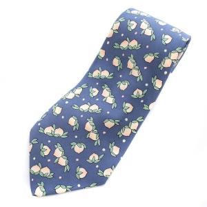 ネクタイ シルク100% 桃 青 ブルー