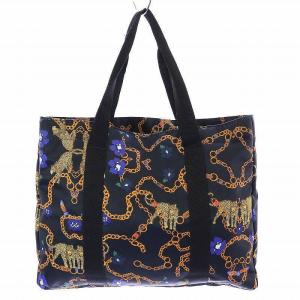 adidas Originals HER Studio London 20SS ショッパーバッグ トートバッグ ハンドバッグ アニマル 総柄 ポリエステル 黒