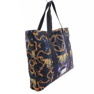 adidas Originals HER Studio London 20SS ショッパーバッグ トートバッグ ハンドバッグ アニマル 総柄 ポリエステル 黒