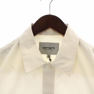 Carhartt WORK IN PROGRESS L/S MASTER SHIRT ワークシャツ カジュアルシャツ 長袖 M 白 ホワイト