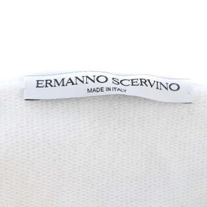 Ermanno Scervino スウェット トレーナー カットレース 花柄 40 M 白 ホワイト