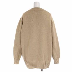 Ron Herman ニットカーディガン ミドル丈 ポケット 長袖 XS 茶 ブラウン