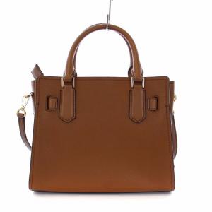 MICHAEL KORS MULBERRY 2way ハンドバッグ トートバッグ ショルダーバッグ レザー 茶 ブラウン 35T1GHMS1L