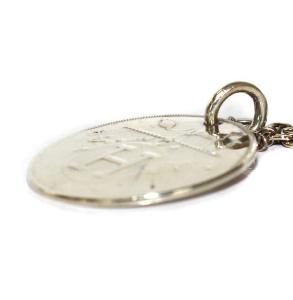 HERMES エクスリブリス ネックレス ペンダント 925 シルバー