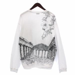 ETRO スウェット クルーネック プリント 44 白 黒