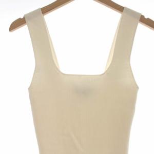 Theory 20SS VISCOSE COMB SQ NK RIB RO オールインワン サロペット リブニット切替 S 白 ホワイト