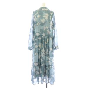 Ameri VINTAGE 21SS OLIVIA GATHER SHIRT DRESS ワンピース ロング マキシ フレア ギャザー ティアード 長袖