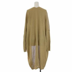 23区 22SS【洗える】ペーパーブレンドコード ロング カーディガン 長袖 38 M ベージュ