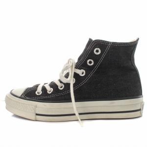 CONVERSE AII STAR チャックテイラー Chuck Taylor スニーカー ハイカット デニムキャンバス US4 23cm 黒