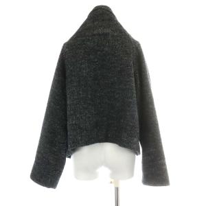 Y's ヨウジヤマモト コート ショート丈 ヘリンボーン ウール 2 M グレー