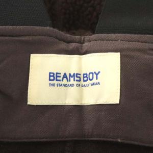 BEAMS BOY 21AW サロペット オーバーオール オールインワン ボア 茶 ブラウン 13-17-0127-163