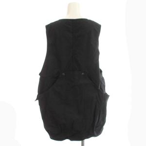 BEAMS BOY 21AW ベスト フィッシュベスト コットン F 黒 ブラック