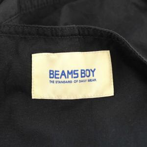 BEAMS BOY 21AW ベスト フィッシュベスト コットン F 黒 ブラック