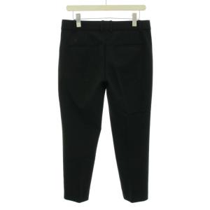 Theory パンツ スラックス クロップドパンツ ジップフライ 6 XL 黒 ブラック