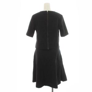 Theory ZIP.SHELL BREEZE KNIT セットアップ 上下 2点セット カットソー 半袖 フレアスカート 花柄 バラ柄