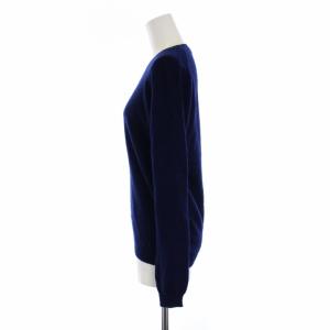 Theory NEW BASIC CA CIRUS ニット セーター 長袖 クルーネック カシミヤ S 紺 ネイビー 01-4301775