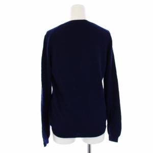 Theory NEW BASIC CA CIRUS ニット セーター 長袖 クルーネック カシミヤ S 紺 ネイビー 01-4301775