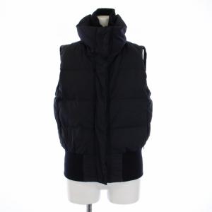 HAVEN CRISPIN ダウンベスト ジャケット ジップアップ ハイネック ナイロン 2 M 紺 ネイビー 01-6302125