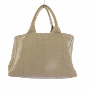 PRADA カナパ トートバッグ キャンバス ベージュ B1877B