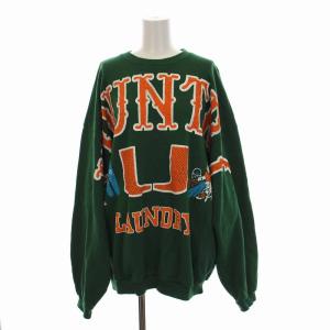 30/-裏毛 BIGスウェット F 緑