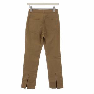 Diagram GRACE CONTINENTAL 22AW バックスリットパンツ ストレート ストレッチ 36 S 茶 ブラウン