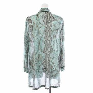 LEONARD FASHION パイソンプリント スーツ ノーカラージャケット カットソー スカート 総柄